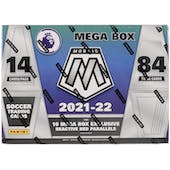 2021/22 Panini Mosaic Premier League EPL Soccer Mega Box (Reactive Red Parallels!)