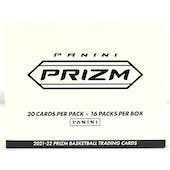 2021/22 Panini Prizm Basketball Hanger 16-Pack Box