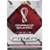 2022 Panini Prizm FIFA World Cup Soccer 6-Pack Blaster Box
