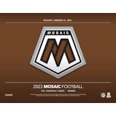 2023 Panini Mosaic Football Hobby 12-Box Case (Presell)
